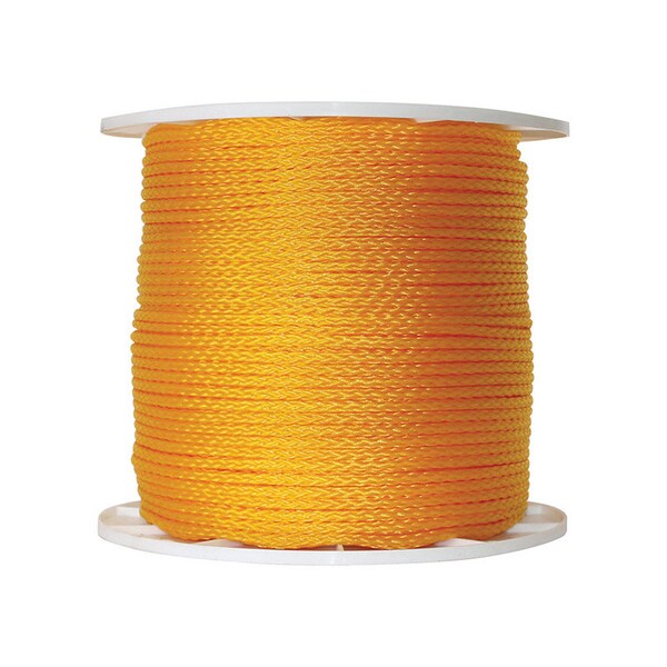 Koch Industries 1/4 in. D X 1000 ft. L Yellow Hollow Braided Poly Rope
